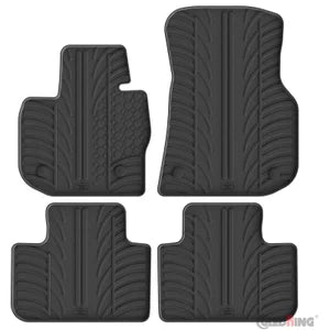 Tapetes de Borracha BMW X4 (G02) 2018- (T profile 4 Tapetes + Clips de encaixe)