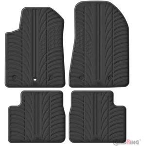 Tapetes de Borracha Alfa Romeo Giulietta 2014- (T profile 4 Tapetes + Clips de encaixe)