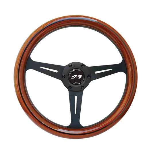 Simoni Racing Futa Universal Steering Wheel - Wood - Diameter 350mm