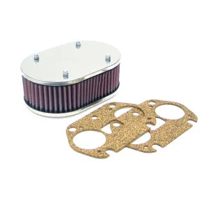 K&N Custom Racing Assembly Small Oval suitable for Weber 36/40/44 IDF/IDA Dellorto 32 FRDC Assembly height 65mm (56-9082)