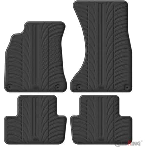 Tapetes de Borracha Audi A4 2008-2015 & A5 Sportback 2008-2016 (T profile 4 Tapetes + Clips de encaixe)