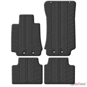 Tapetes de Borracha Alfa Romeo Giulia Sedan 2016- (T profile 4 Tapetes + Clips de encaixe)