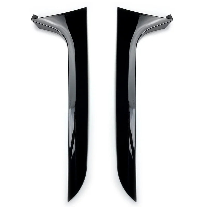 Conjunto spoilers laterais vidro traseiro para Audi A6 (C7) Avant/Allroad 2011-2018 excl. S-Line (ABS Glossy Black)