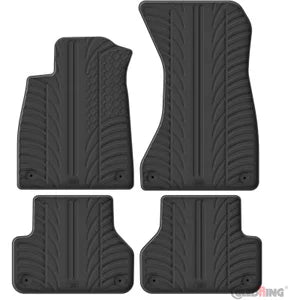 Tapetes de Borracha Audi A5 Sportback 12/2016- (T profile 4 Tapetes + Clips de encaixe)