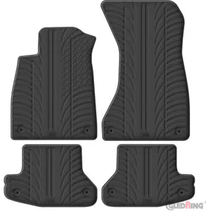 Tapetes de Borracha Audi A5 Coupe 12/2016- (T profile 4 Tapetes + Clips de encaixe)