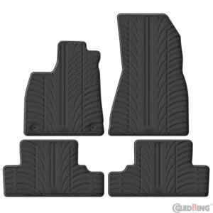 Tapetes de Borracha Renault 5 E-Tech 2024- (T profile 4 Tapetes + Clips de encaixe)
