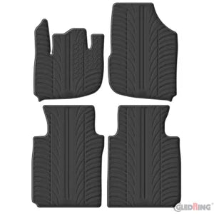 Tapetes de Borracha Honda HR-V (RV) Hybrid 2021- (T profile 4 Tapetes + Clips de encaixe)