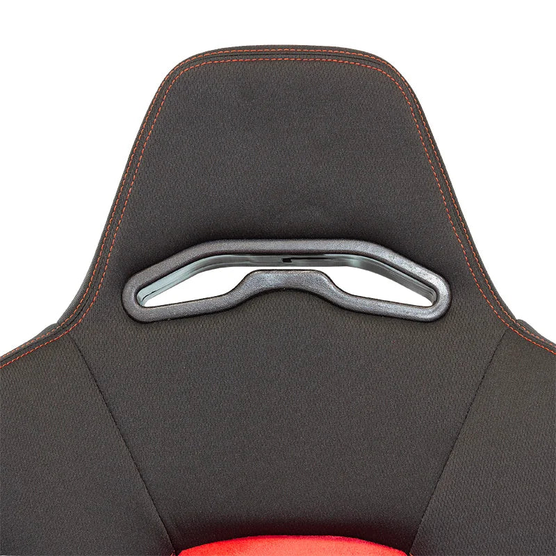 Backets Eco Soft Preto/Vermelho em Tecido