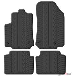 Tapetes de Borracha Citroën C3 Aircross 2017-2024 (T profile 4 Tapetes + Clips de encaixe)