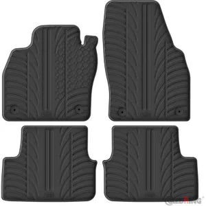 Tapetes de Borracha Audi A1 (GB) 12/2018- (T profile 4 Tapetes + Clips de encaixe)