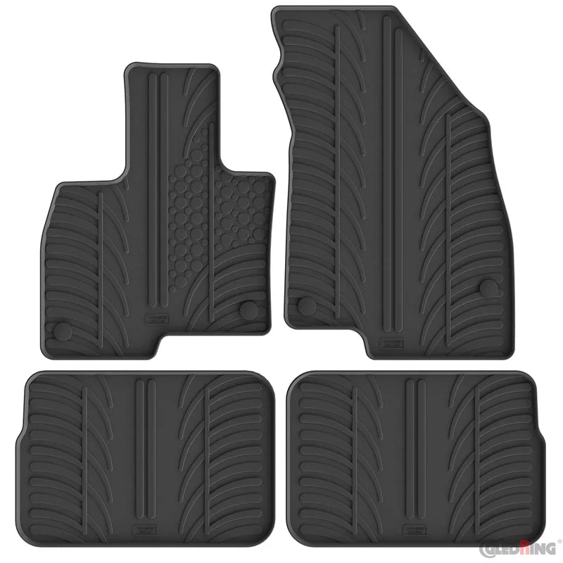 Tapetes de Borracha Jaecoo J7 2024- (Petrol & PHEV) (T profile 4-pieces + mounting clips)