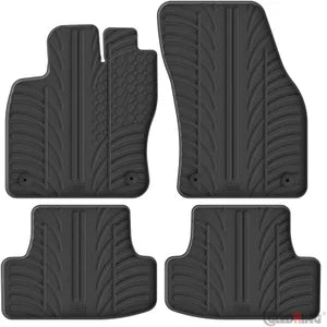 Tapetes de Borracha Audi Q2 11/2016- (T profile 4 Tapetes + Clips de encaixe)