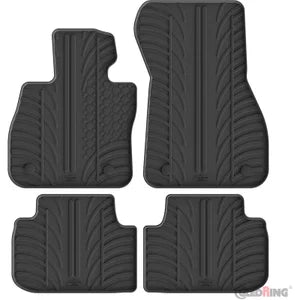 Tapetes de Borracha BMW 2-Series F44 Gran Coupe 2020- (T profile 4 Tapetes + Clips de encaixe)