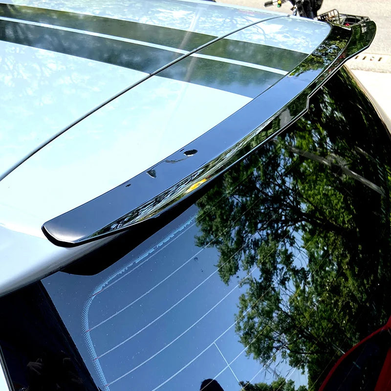 Aileron Spoiler Cap para Volkswagen Golf VII HB 3/5-portas 2012-2019 excl. GTi/GTD/R/R-Line (ABS Glossy Black)