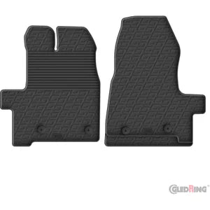 Tapetes de Borracha Ford Transit Custom 3/2016-12/2017 (G profile 2 Tapetes + Clips de encaixe)