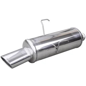 Stainless steel exhaust tip for Peugeot 106 1.4 (75HP) 1996 - 120x80mm