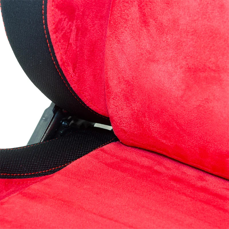 Backets Eco Soft Preto/Vermelho em Tecido