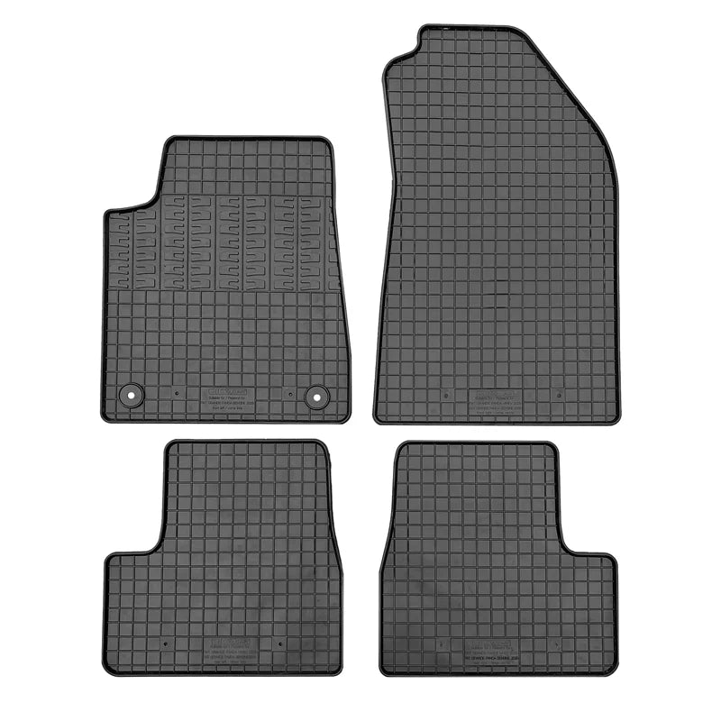 Tapetes de Borracha Fiat Grande Panda (petrol) 2025- (4 Tapetes + clips de encaixe)