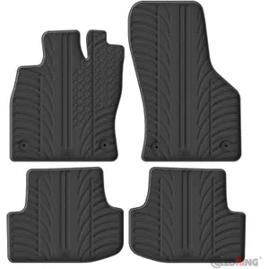 Tapetes de Borracha Audi A3 (8Y) Sportback/Sedan 2020- excl. MHEV (T profile 4 Tapetes + Clips de encaixe)