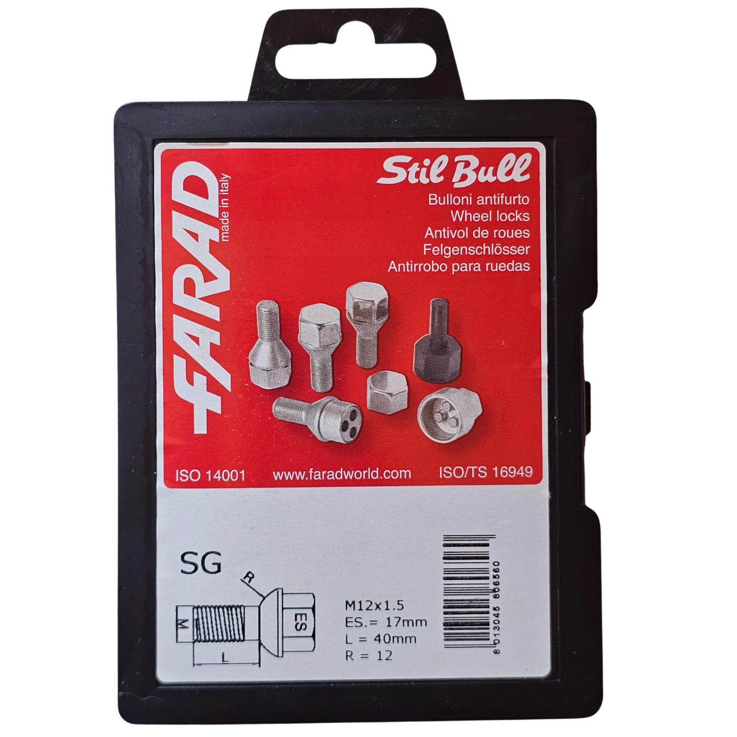 M12X1.5 FARAD STIL BULL SG Safety Screw