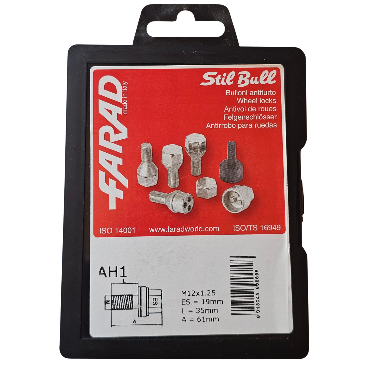 Parafuso Segurança M12X1.25 FARAD STIL BULL AH2