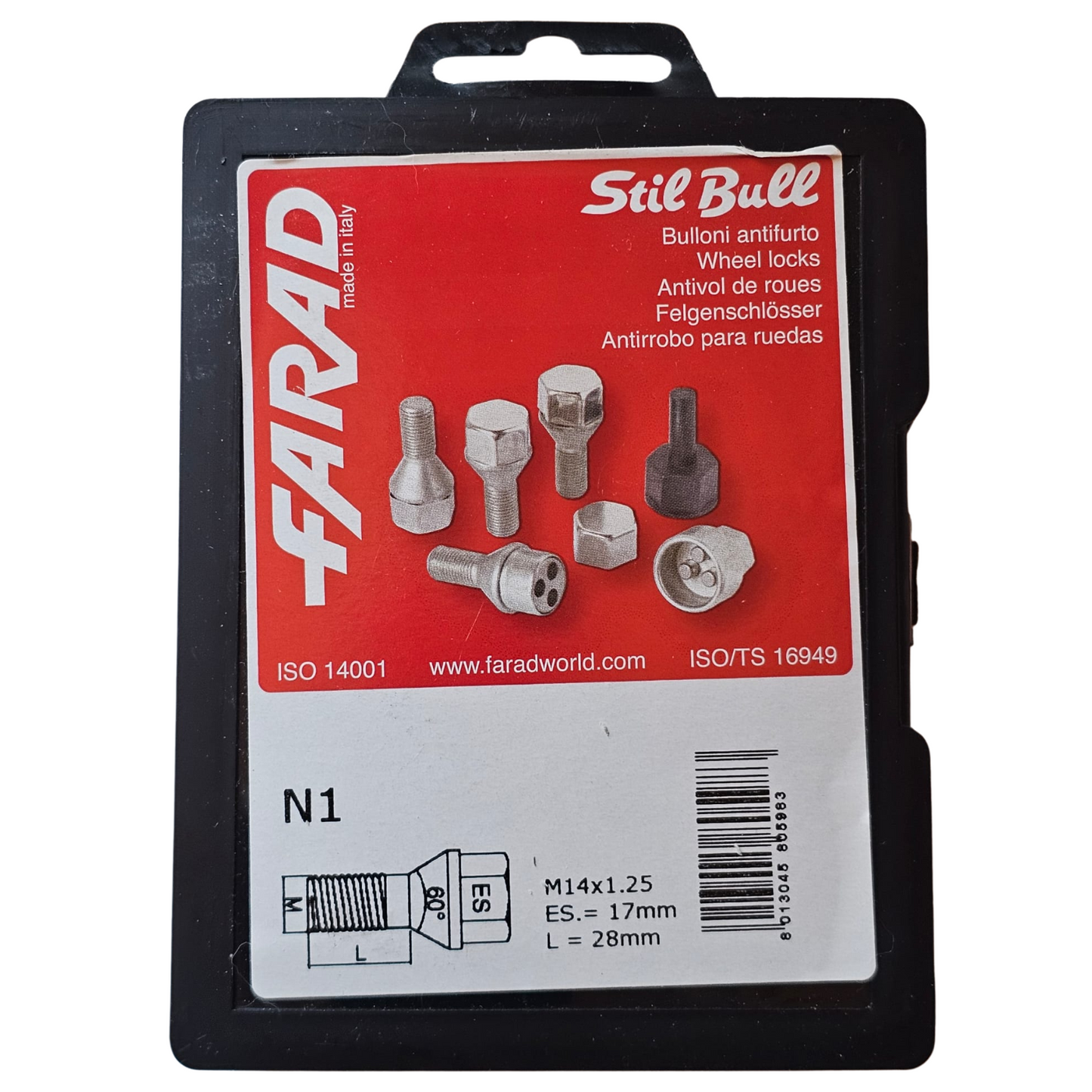 M14X1.25 FARAD STIL BULL N1 Safety Screw