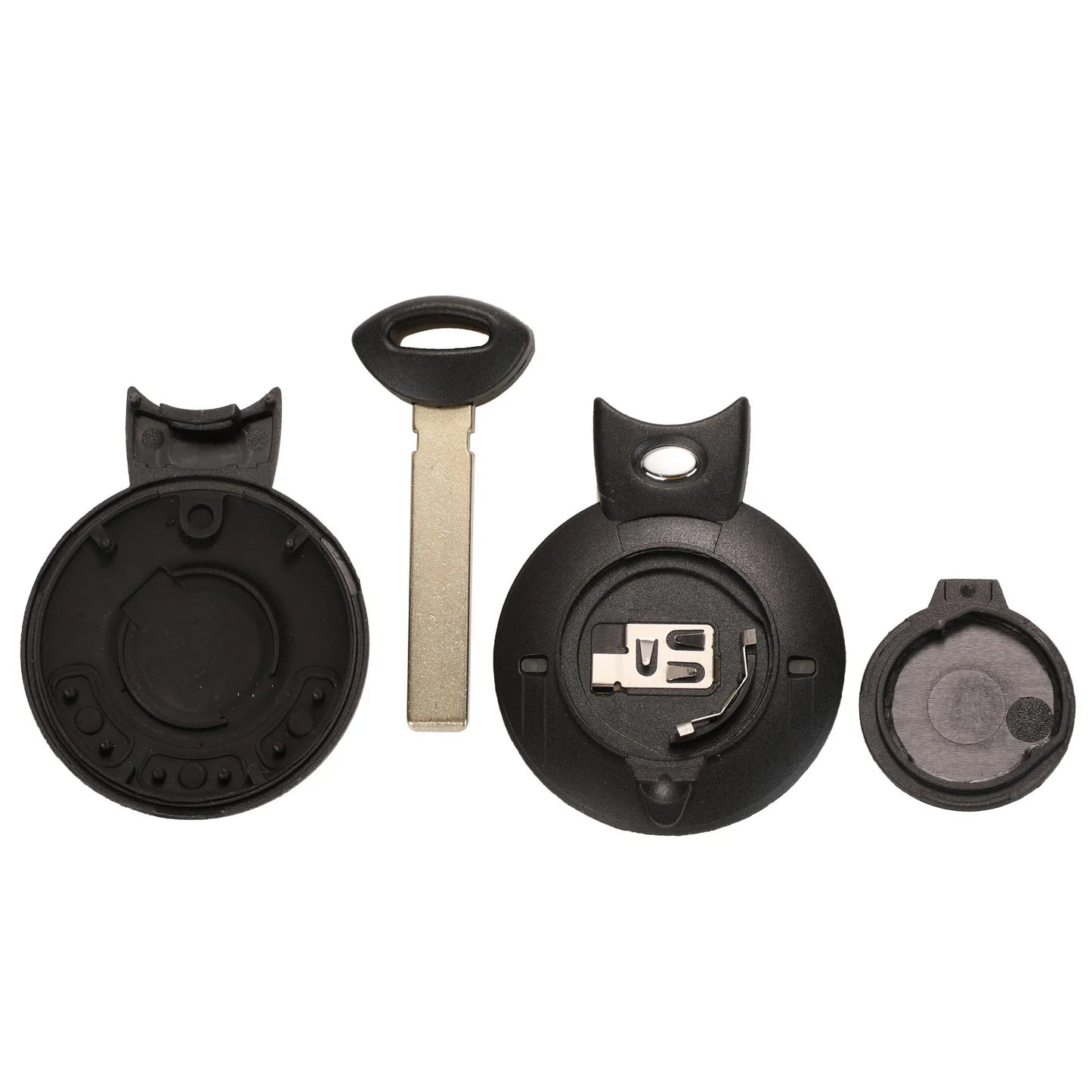 MINI 3-button round remote control key housing
