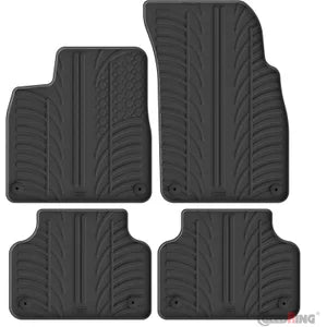 Tapetes de Borracha Audi Q7 6/2015- & Q8 5/2018- (T profile 4 Tapetes + Clips de encaixe)