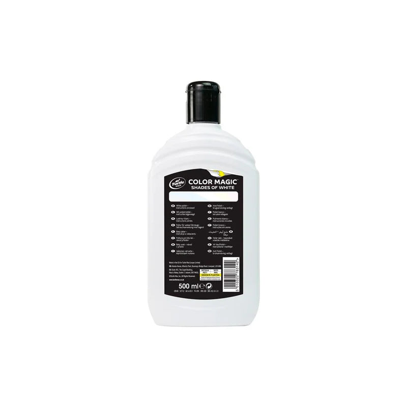 Turtle Wax polimento Color Magic - Bright White Car Polish 500ml