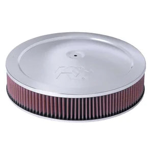 K&N Round Air Filter Assembly - 130mm flange 356mm diameter 117mm height (60-1264)