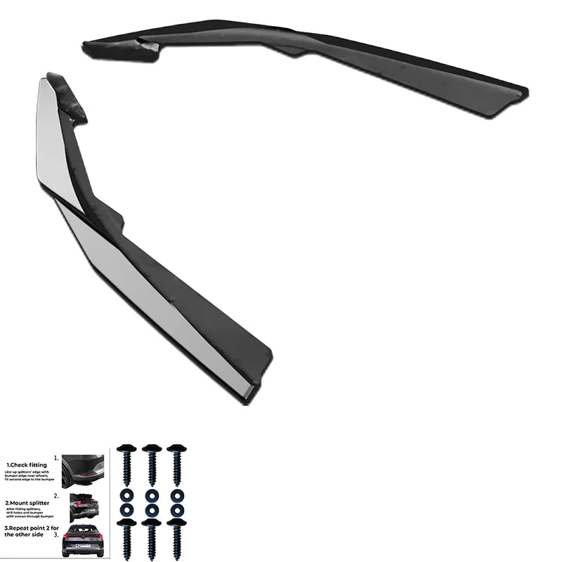 Difusores Traseiros BMW Serie 3 G20 G21 Sedan/Touring Sport Line 2018-2022 - Gloss black