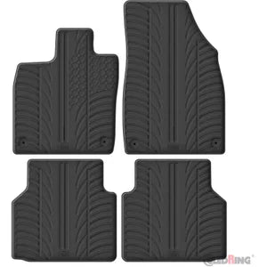 Tapetes de Borracha Audi Q4 e-tron (F4B) & Sportback (F4N) 2021- (T profile 4 Tapetes + Clips de encaixe)