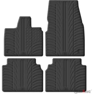 Tapetes de Borracha BMW i3 (I01) 2013- (T profile 4 Tapetes + Clips de encaixe)