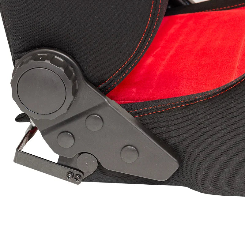Backets Eco Soft Preto/Vermelho em Tecido
