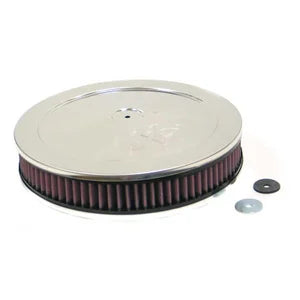 K&N Round Air Filter Assembly - 130mm flange 279mm diameter 86mm height (60-1150)