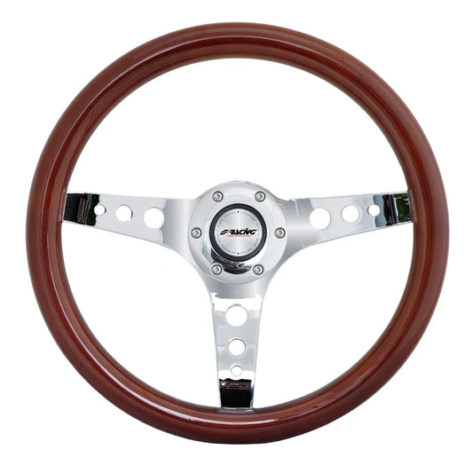 Simoni Racing Arnoux Universal Steering Wheel - Wood - Diameter 350mm