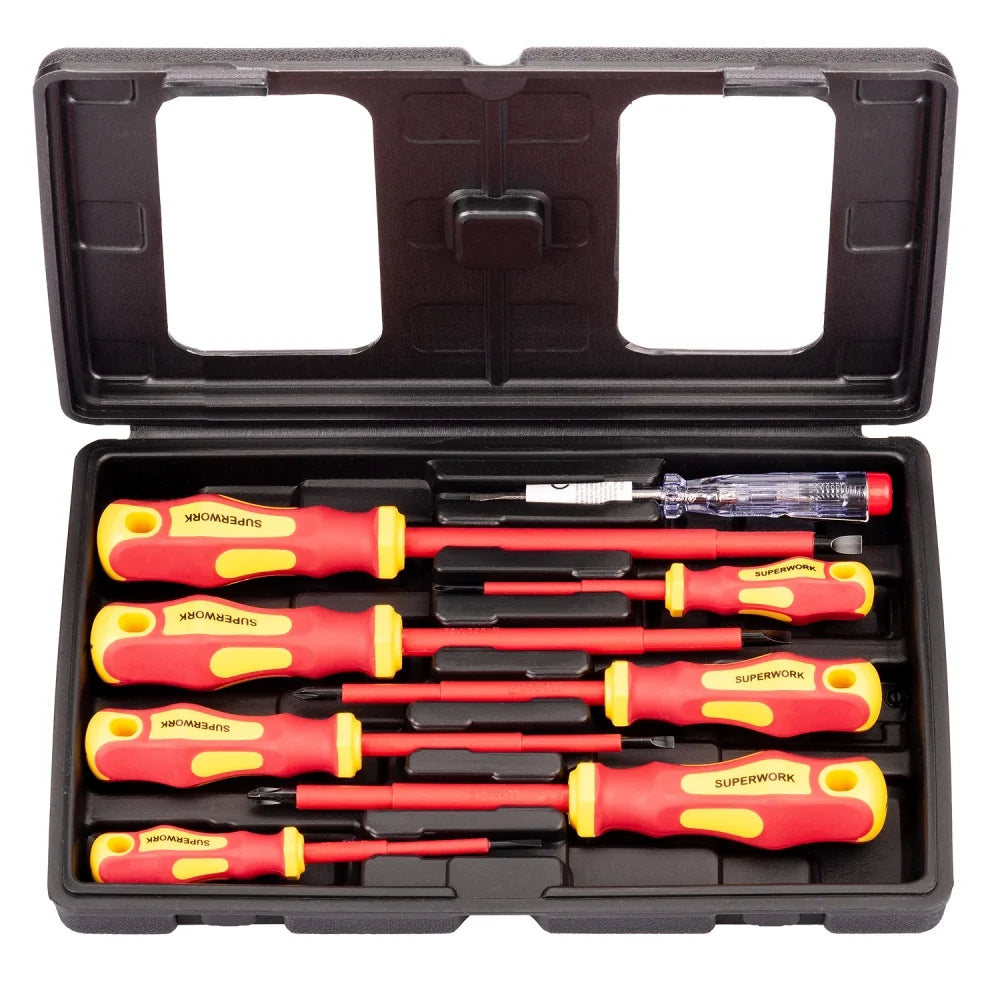 Professional set of 11 insulated wrenches