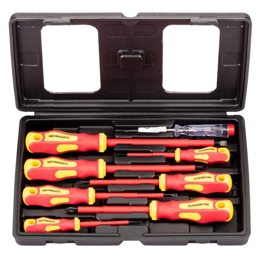 Professional set of 11 insulated wrenches