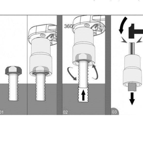 Kit de Extração de Porcas e Parafusos de Segurança Anti-Roubo