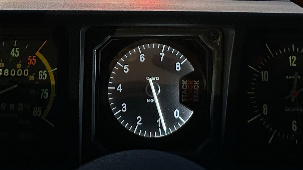 Manómetro Stack Conta Rotações Clubman 80mm 8000RPM