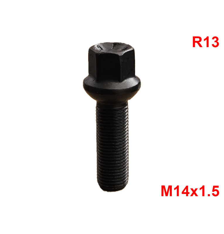 WHEEL BOLT 14X1.5 Hex17 Length 35mm Black