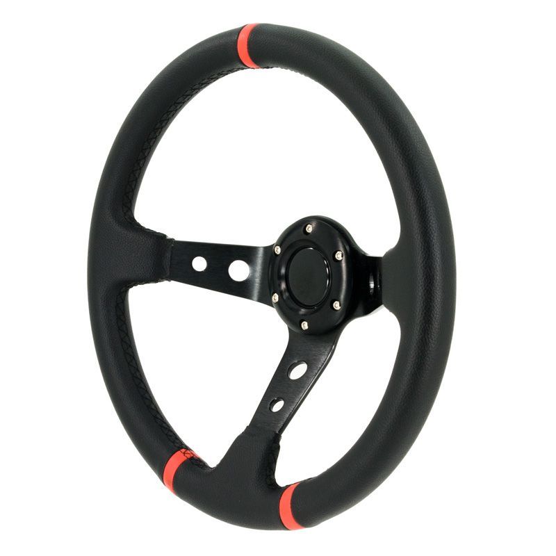 Volante Autostyle STW Deep-Dish Black/Red 35cm