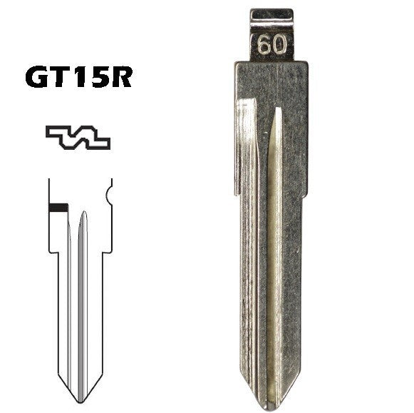 Lamina para chave retrátil GT15R