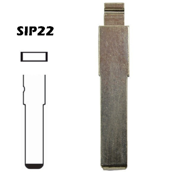 Blade for retractable key SIP22