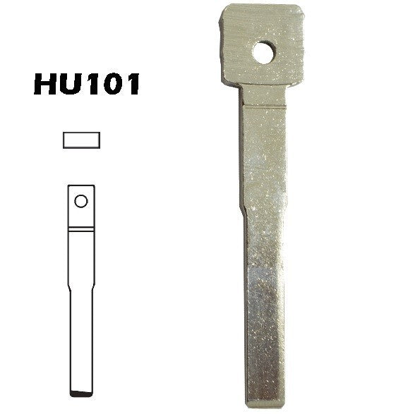 Blade for plastic box with transponder key holder HU101