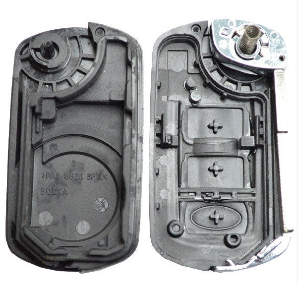 Carcaça Comando chave HU101 3 botões Land-Rover