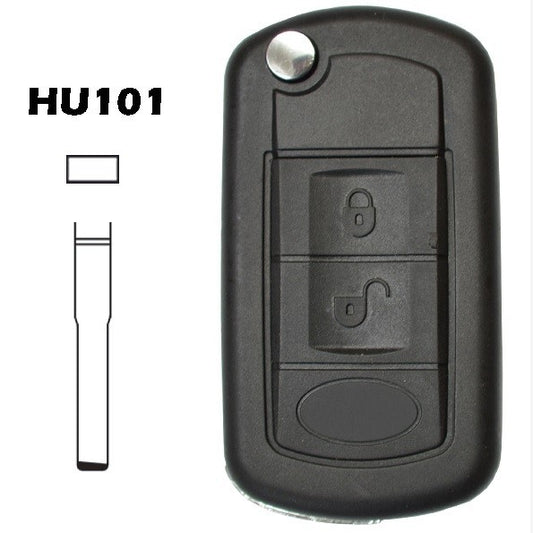 Carcaça Comando chave HU101 3 botões  Land-Rover