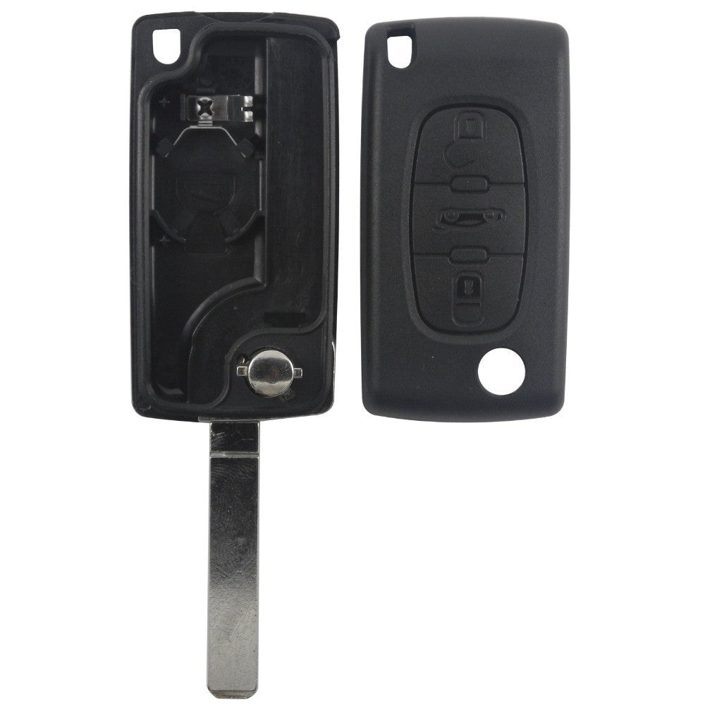 Carcaça chave comando Citroen 4 botões
