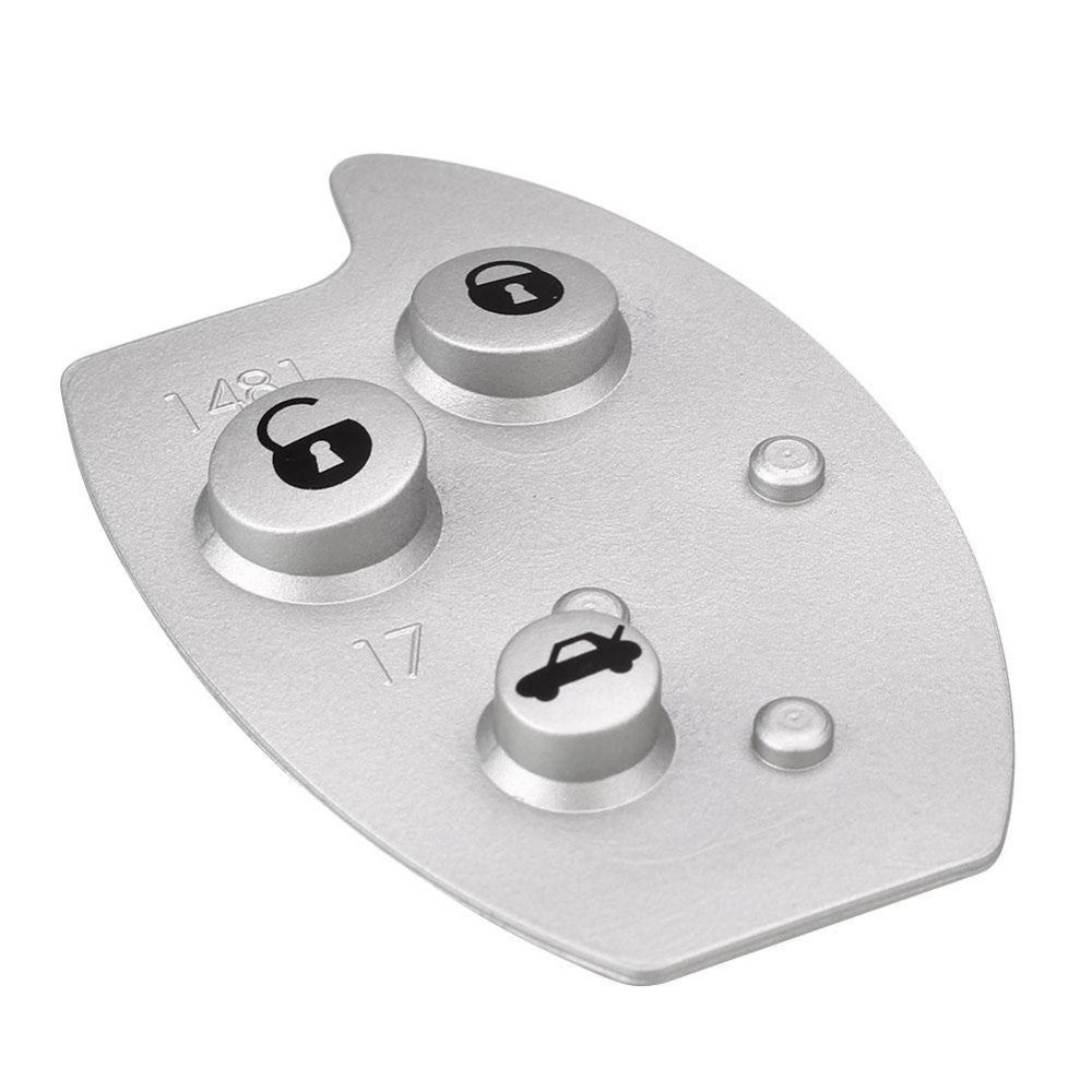 Borracha de 3 botões para chave Citroen