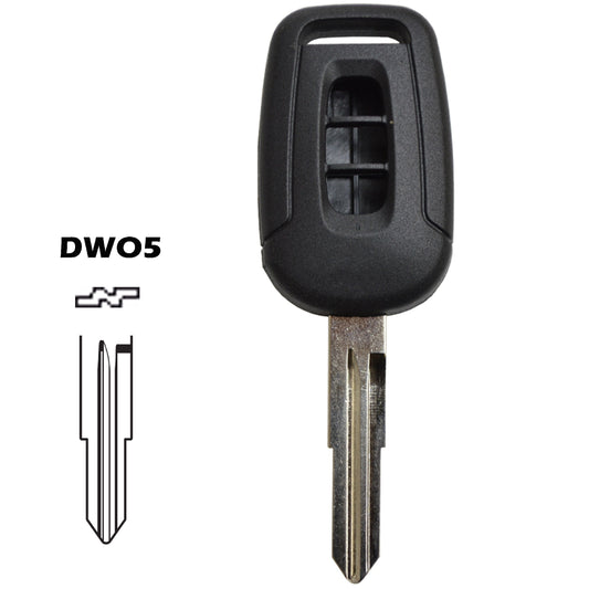 Caixa comando 3 botões chave DWO5 Chevrolet Opel Daewoo